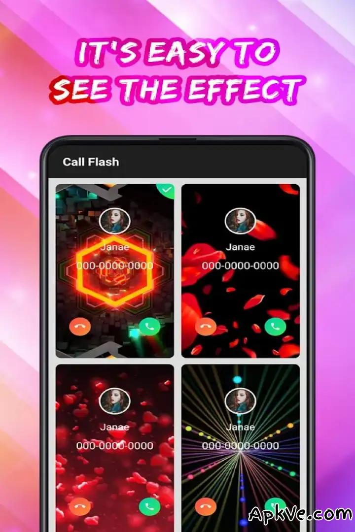 تحميل Color Call Flash- Call Screen, Color Phone Flash‏ apk