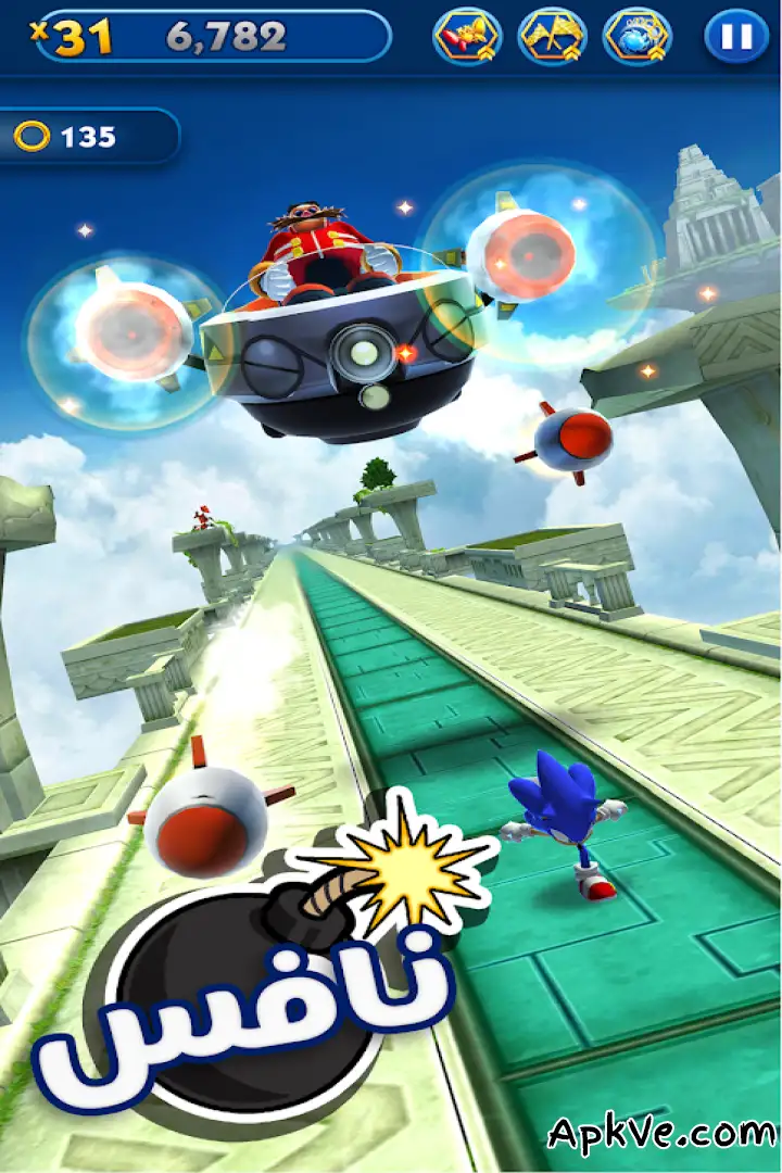 تحميل Sonic Dash - Endless Running & Racing Game apk